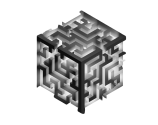 vector-volumetric-maze-search-solutions-yourself-mind-games-concept
